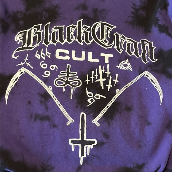 Purple and Black Black Craft Cult hoodie - Picture 3 of 7